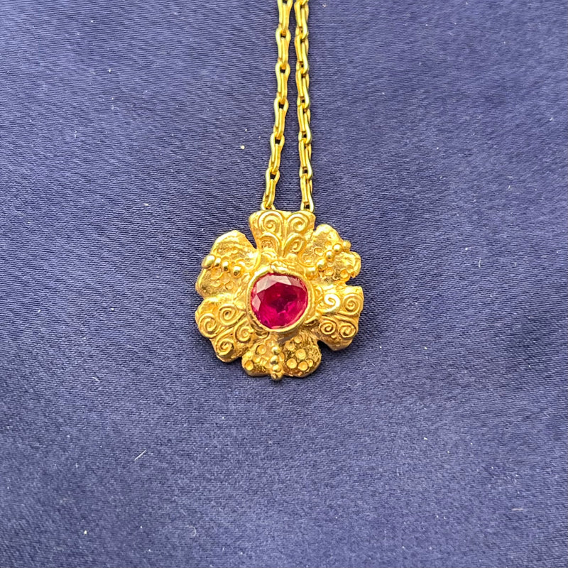 Flower Offering Pendant