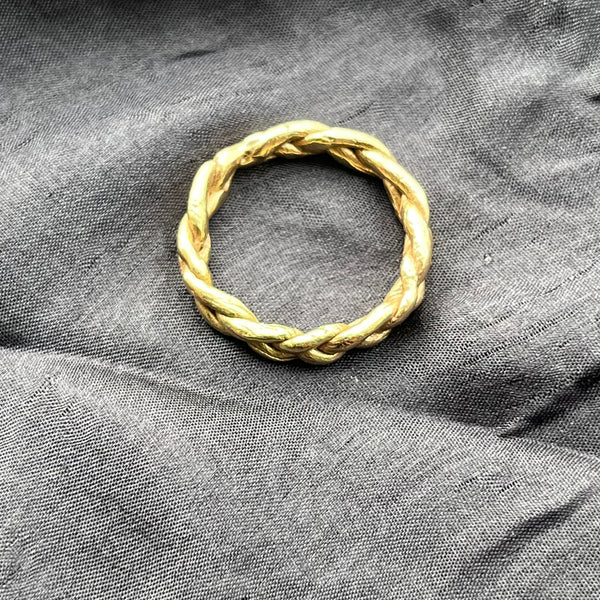 Braided Band 18 k