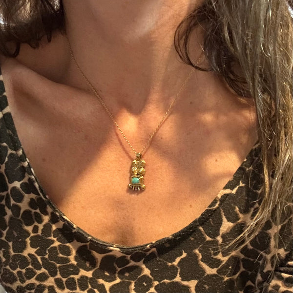 Turquoise Pleasure Dome Pendant