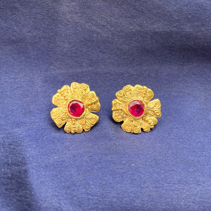 Flower Offering Studs & Pendant