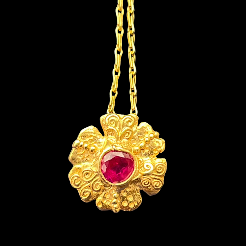 Flower Offering Pendant